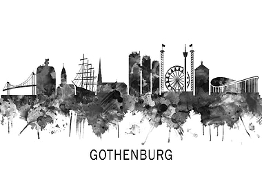 Gothenburg Sweden Skyline