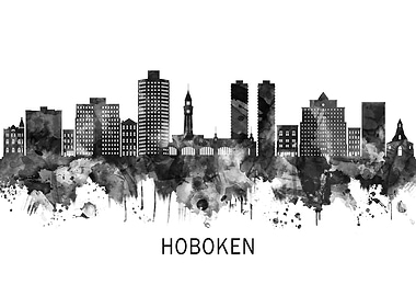 Hoboken New Jersey Skyline