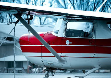 Cessna 150 in the Winter