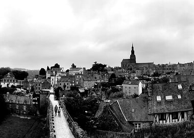 France Normandy City Walls