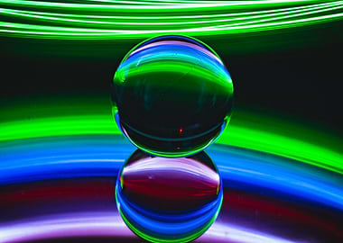 Glass Ball Abstract