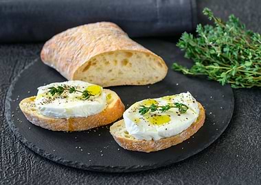 Sandwiches with ciabatta