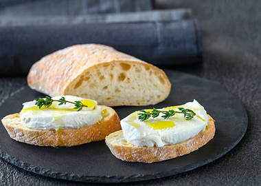 Sandwiches with ciabatta