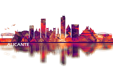 Alicante Spain Skyline