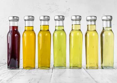 Set of vegetable oils