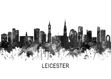 Leicester England Skyline