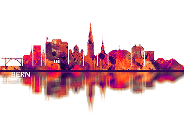 Bern Switzerland Skyline