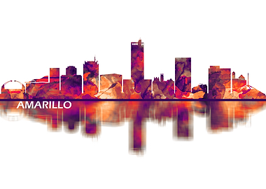 Amarillo Texas Skyline