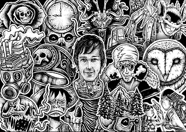 inktober Art Collage