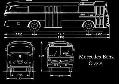 MercedesBenz O 322 Bus