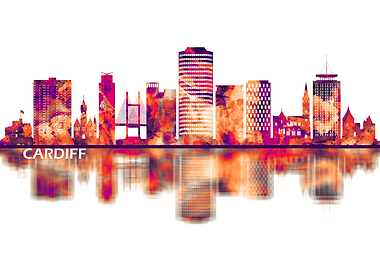 Cardiff Wales Skyline