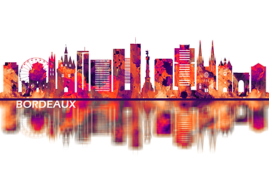 Bordeaux France Skyline