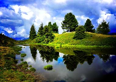 Earth Landscape Nature Lak