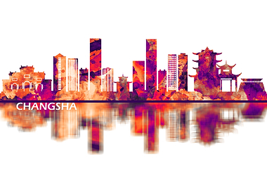 Changsha China Skyline