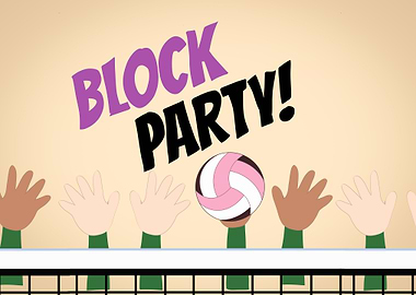 Block party volleyball