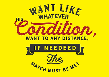 whatever his condition