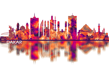 Dakar Senegal Skyline