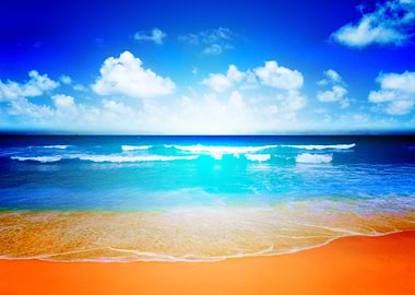 Earth Beach Horizon Summer