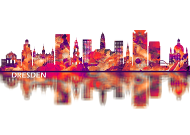Dresden Germany Skyline