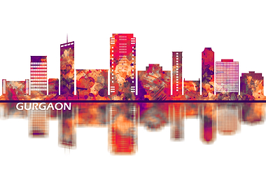 Gurgaon Haryana Skyline