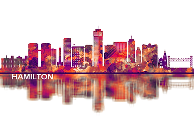 Hamilton Canada Skyline