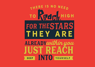 There is no need to reach