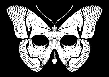 Skull Butterfly