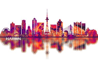 Harbin China Skyline