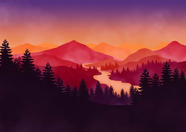 Flat Landscape Mount