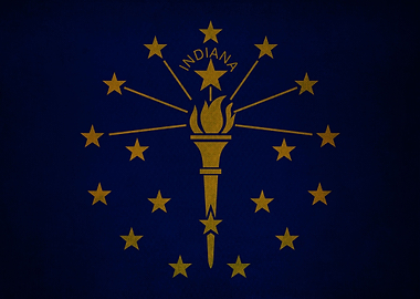 Flag of Indiana