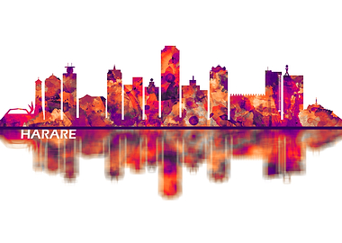 Harare Zimbabwe Skyline