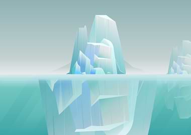 Iceberg glacier arctic ice