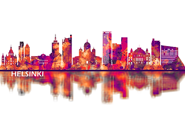 Helsinki Finland Skyline