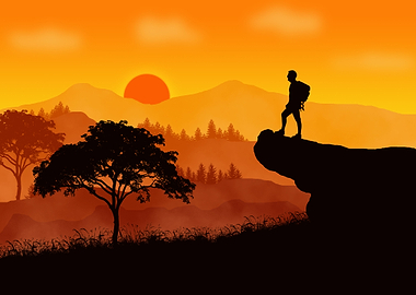 Flat Landscape Climbing