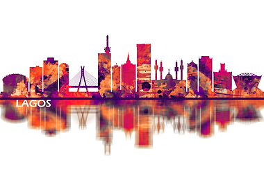 Lagos Nigeria Skyline