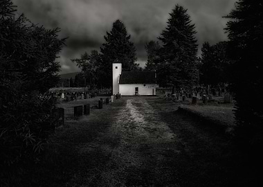 Entrance to cemetery