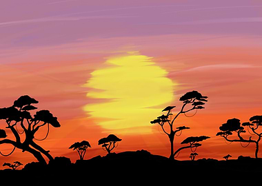 African Sunset