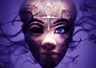 Akhenaten with ank of life