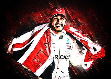 Lewis Hamilton British ra