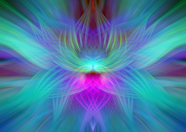 Abstract Fractal Painting