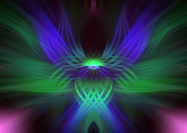 Abstract Fractal Painting