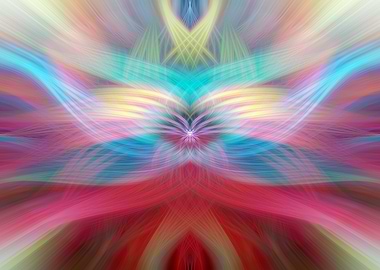 Abstract Fractal Painting