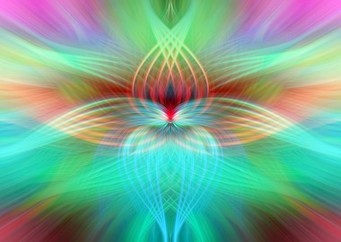 Abstract Fractal Painting