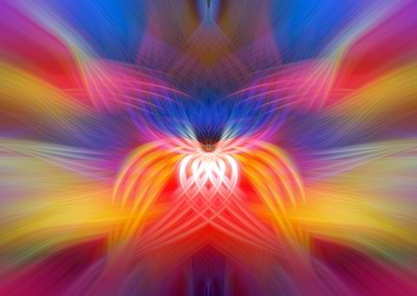 Abstract Fractal Painting