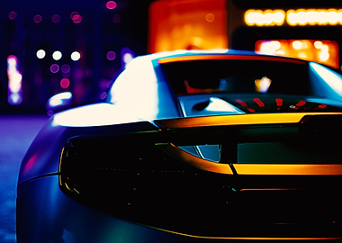 Sportscar Rear Left Side