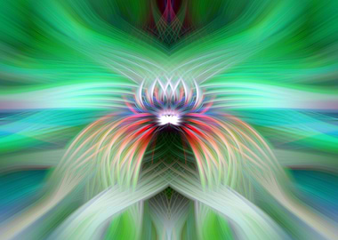 Abstract Fractal Painting