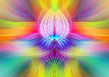 Abstract Fractal Painting