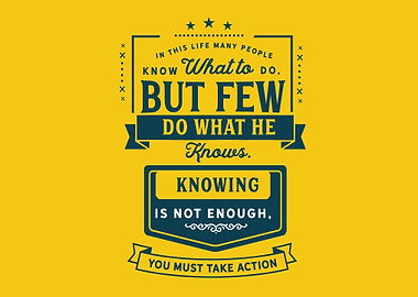 you must take action