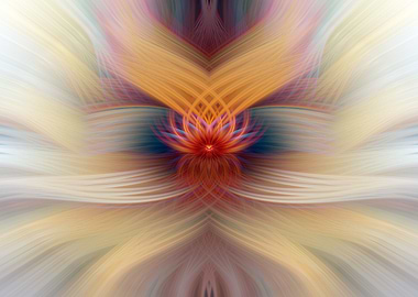 Abstract Fractal Painting