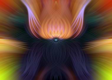 Abstract Fractal Painting